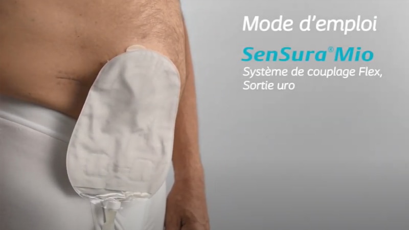 Comment utiliser le couplage SenSuraMD  Flex urostomie 