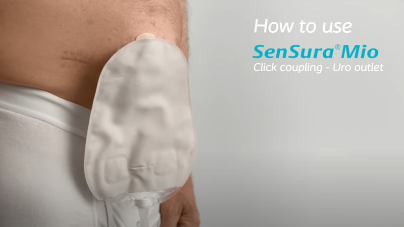 How to use SenSura® Mio Click (Urostomy outlet)