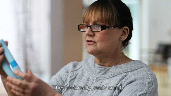 Première réaction d’une infirmière à la nouvelle sonde