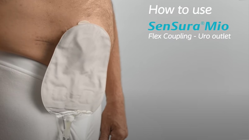 How to use SenSura® Mio Flex Coupling (Uro outlet)